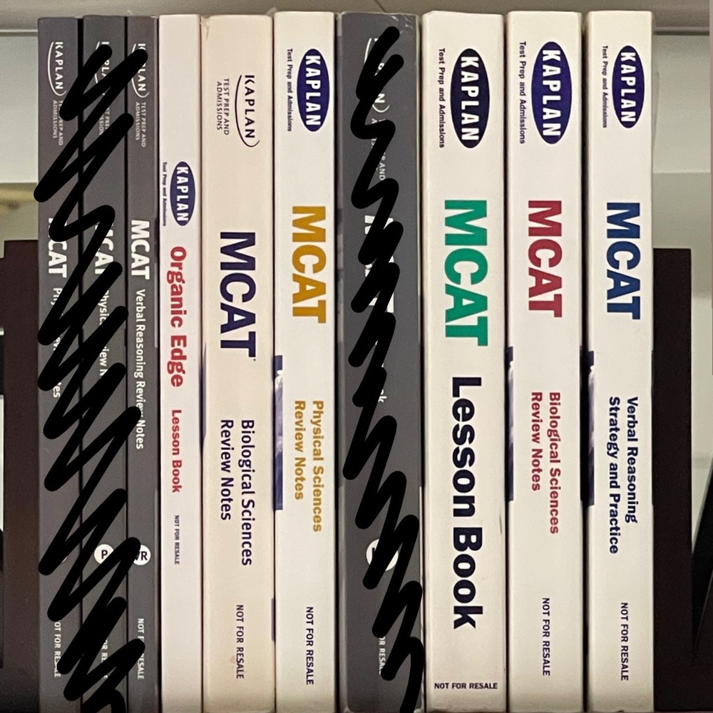 MCAT Kaplan books